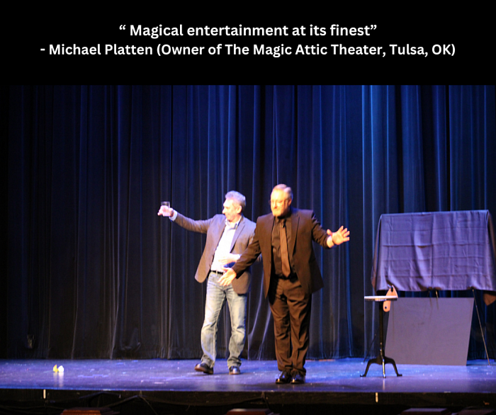 Magician Carlos David during Beyond the Ghost Light